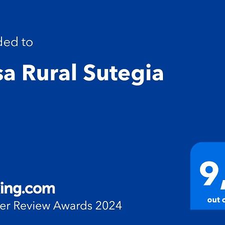 Casa Rural Sutegia Ziga Esterno foto
